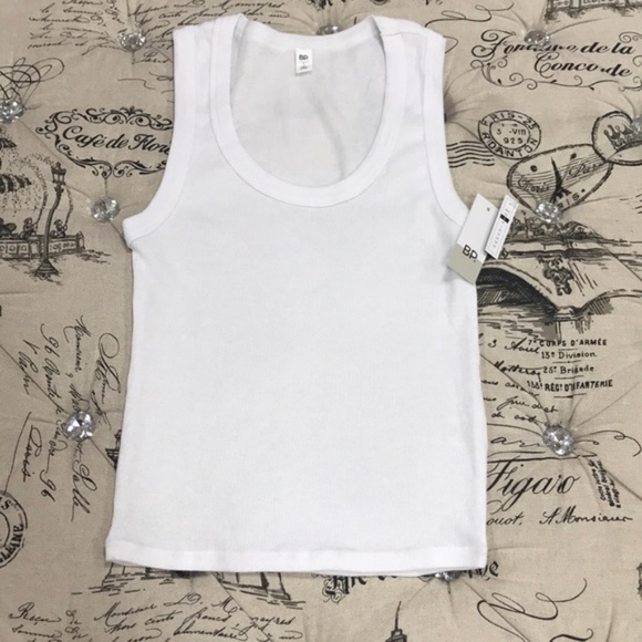 BP. Scoop Neck Ribbed Tank Top - Picture 2 of 3